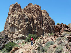 Great hiking is convenient to Kingman, AZ RV Parks - Tradewinds RV Park.